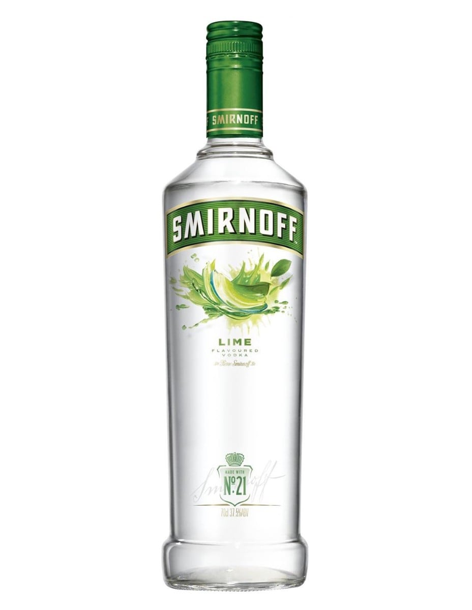 SMIRNOFF VODKA LIME 750ML