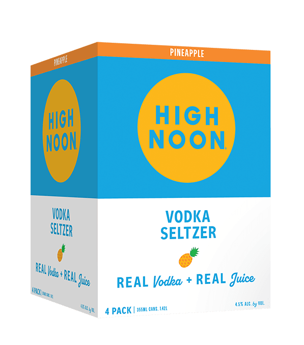 HIGHNOON PINEAPPLE VODKA 4 PK