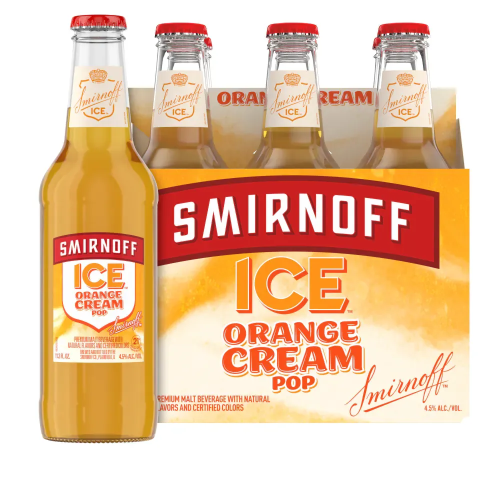 SMIRNOFF ICE ORANGE CREAM POP - 6 PACK