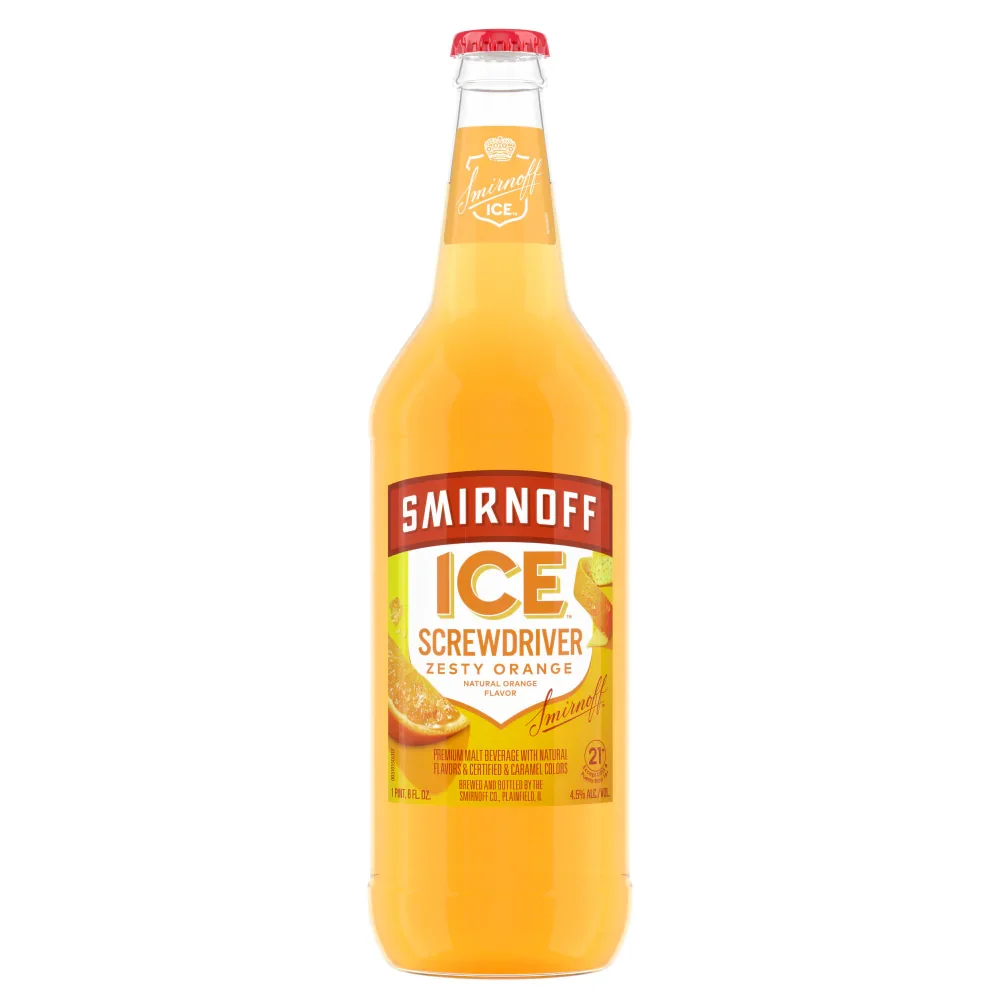 SMIRNOFF ICE SCREWDRIVER ZESTY ORANGE 24OZ