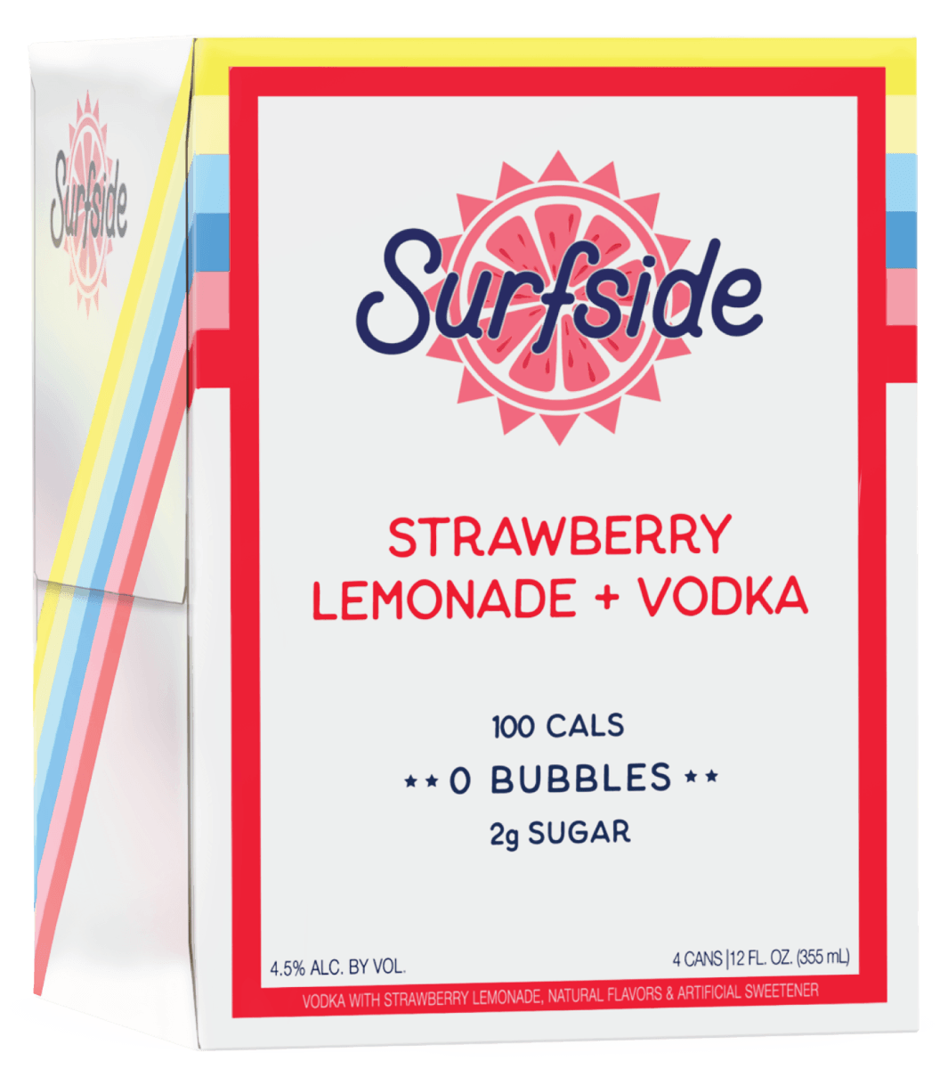 SURFSIDE STRAWBERRY LEMONADE & VODKA - 4 PACK