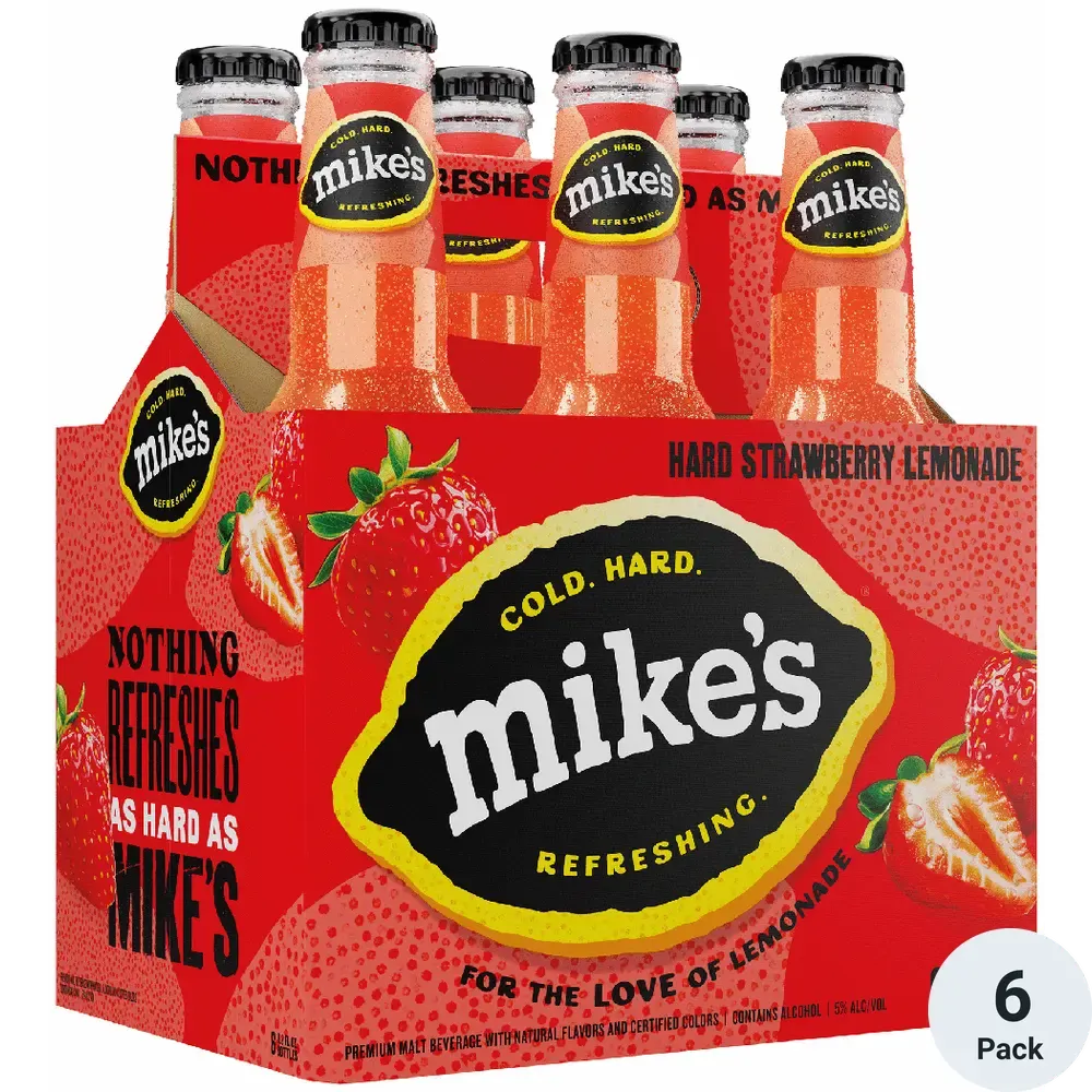 MIKE'S HARD STRAWBERRY - 6 PACK