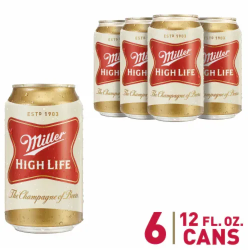 MILLER HIGH LIFE - 6 PACK