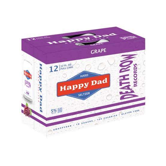 HAPPY DAD GRAPE SELTZER - 12 PACK