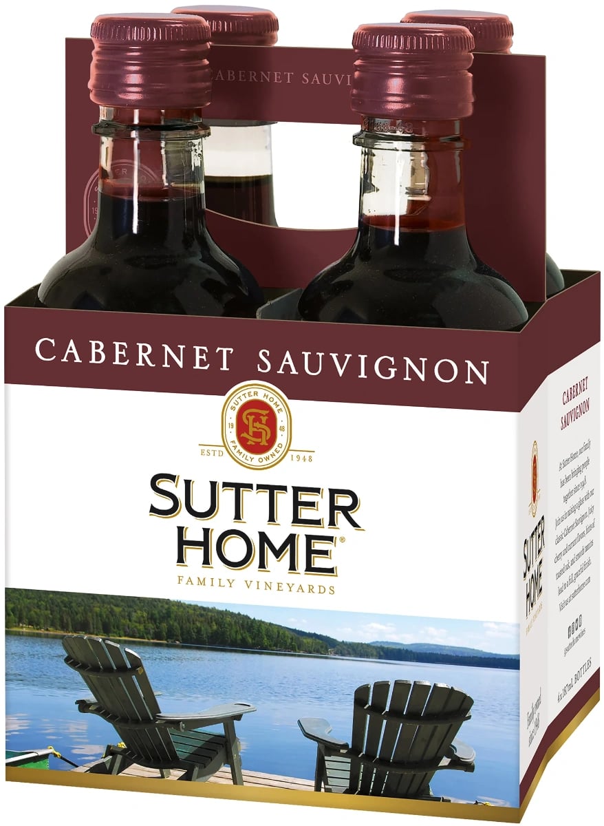 SUTTER HOME CABERNET SAUVIGNON - 4 PACK