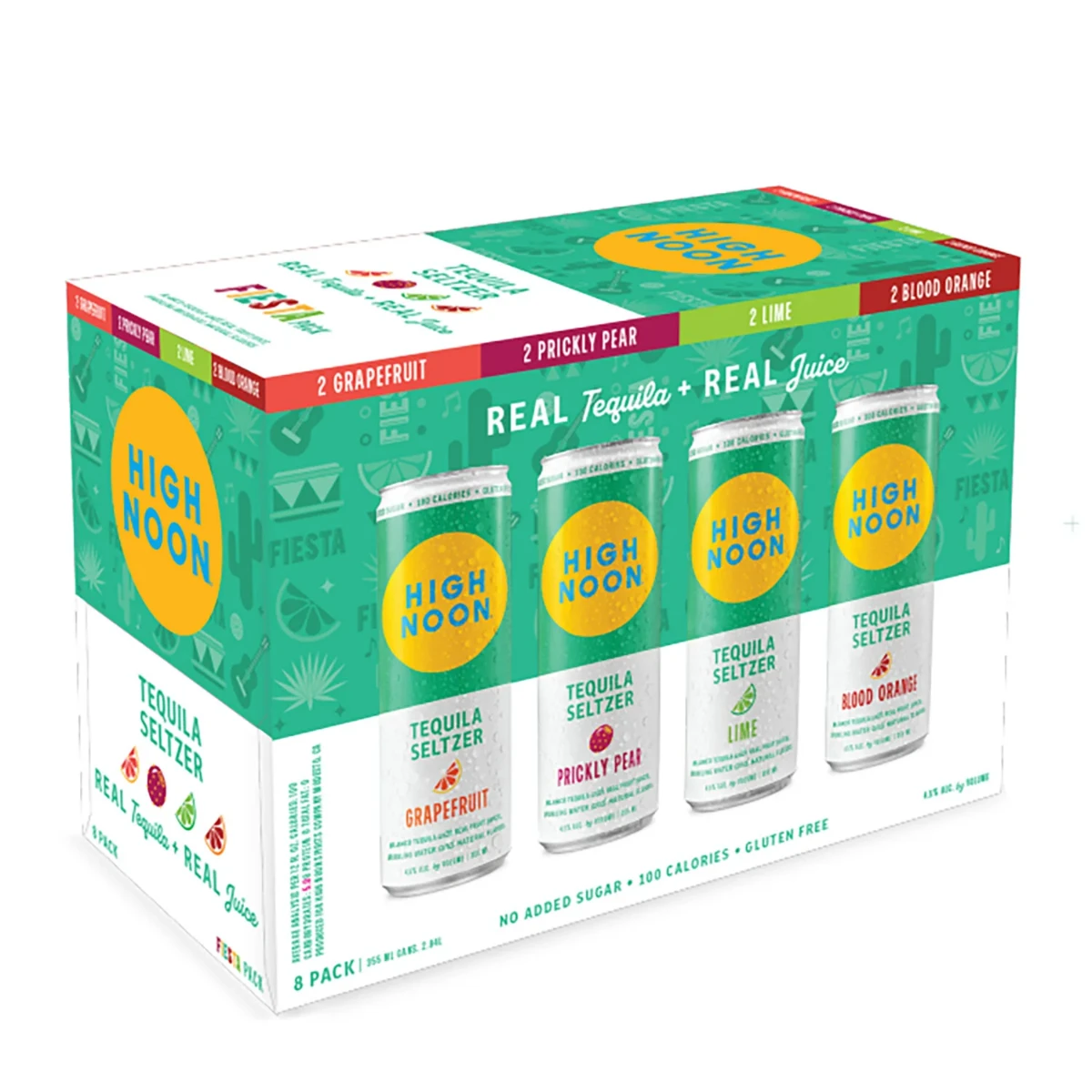 HIGH NOON TEQUILA FIESTA SELTZER - 8 PACK