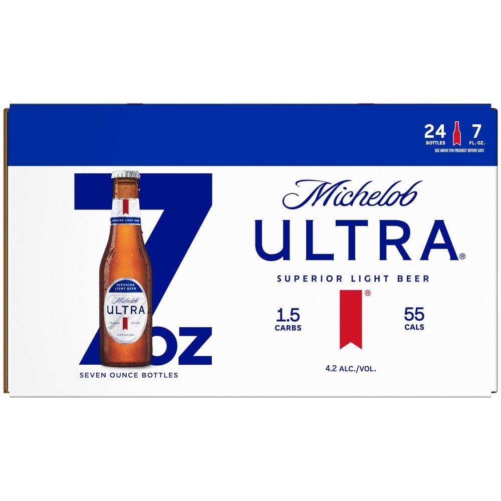 MICHELOB ULTRA 7OZ BOTTLES - 24 PACK