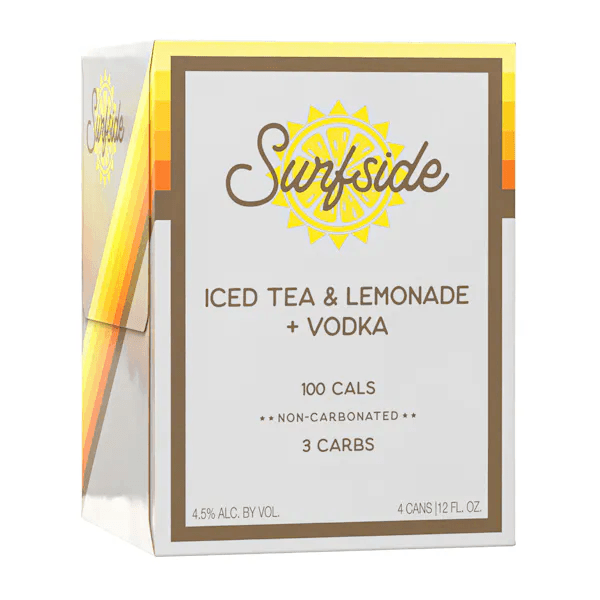 SURFSIDE ICED TEA & LEMONADE VODKA - 4 PACK