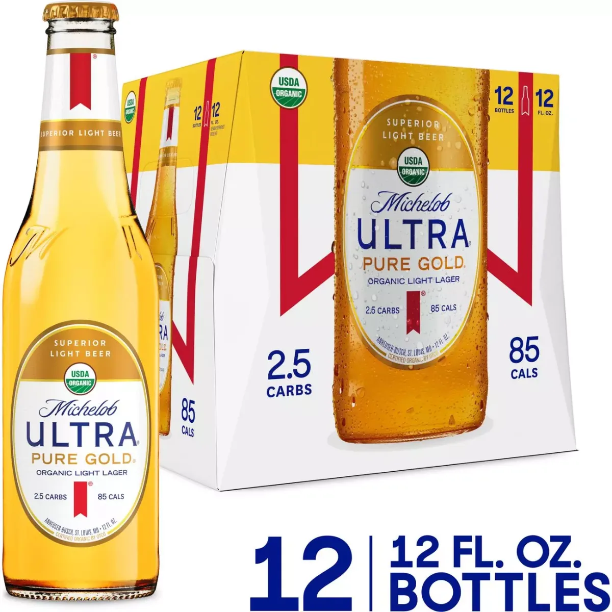 MICHELOB ULTRA PURE GOLD - 12 PACK BTL