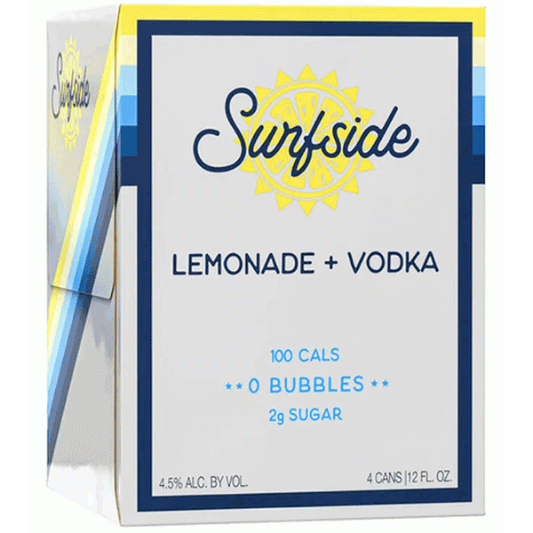 SURFSIDE LEMONADE VODKA - 4 PACK
