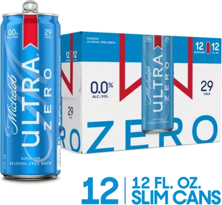 MICHELOB ULTRA ZERO - 12 PACK CANS