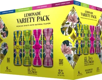 TWO CHICKS LEMONADE VARIETY - 8 PACK
