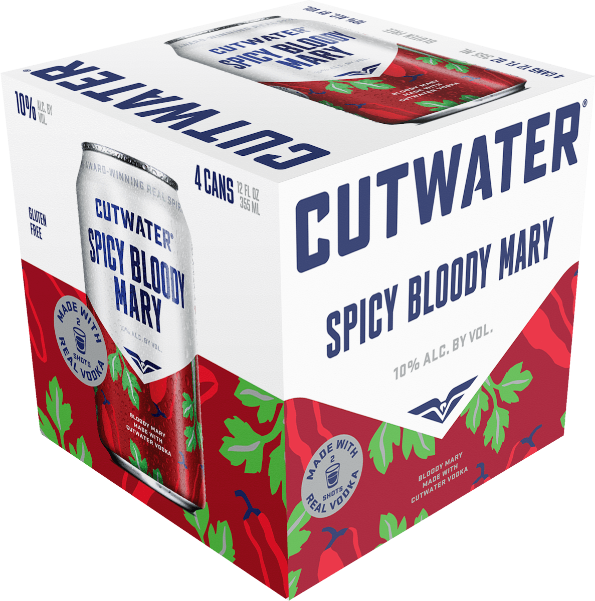 CUTWATER SPICY BLOODY MARY - 4 PACK