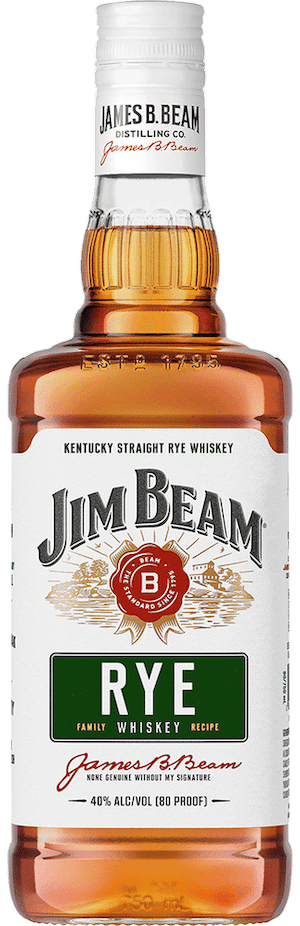 JIM BEAM RYE 750ML