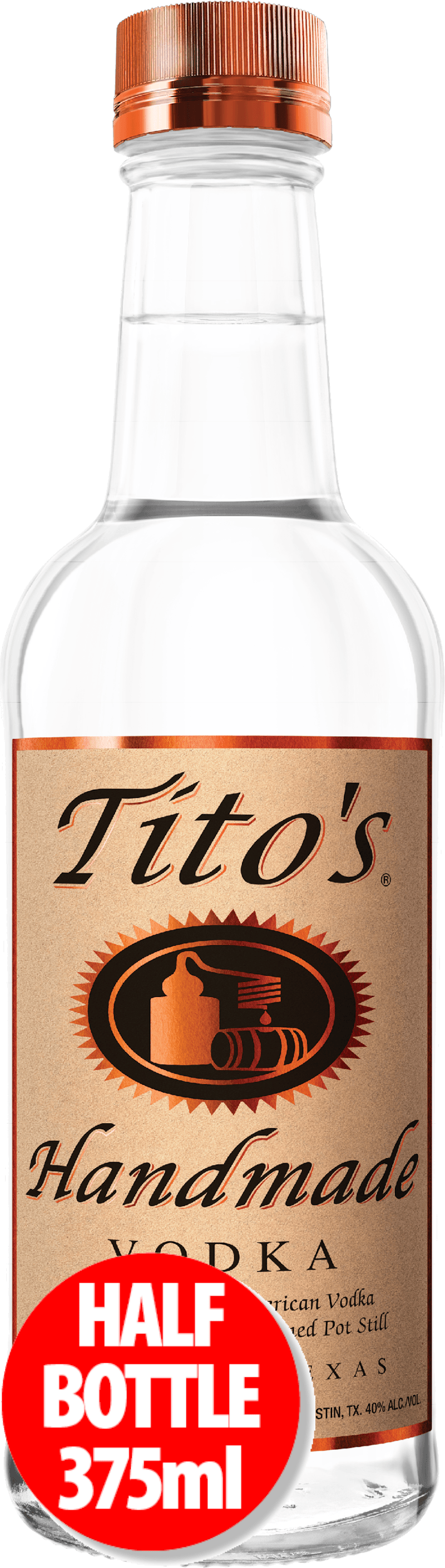 TITO'S HANDMADE VODKA 375ML