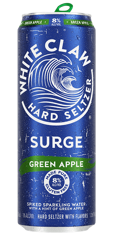 WHITE CLAW SURGE GREEN APPLE 19.2 OZ
