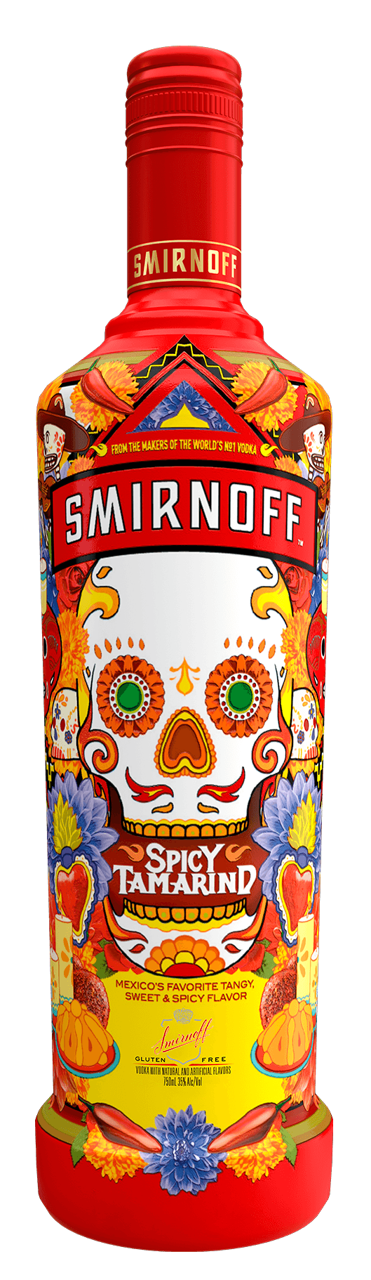 SMIRNOFF SPICY TAMARIND VODKA 750ML