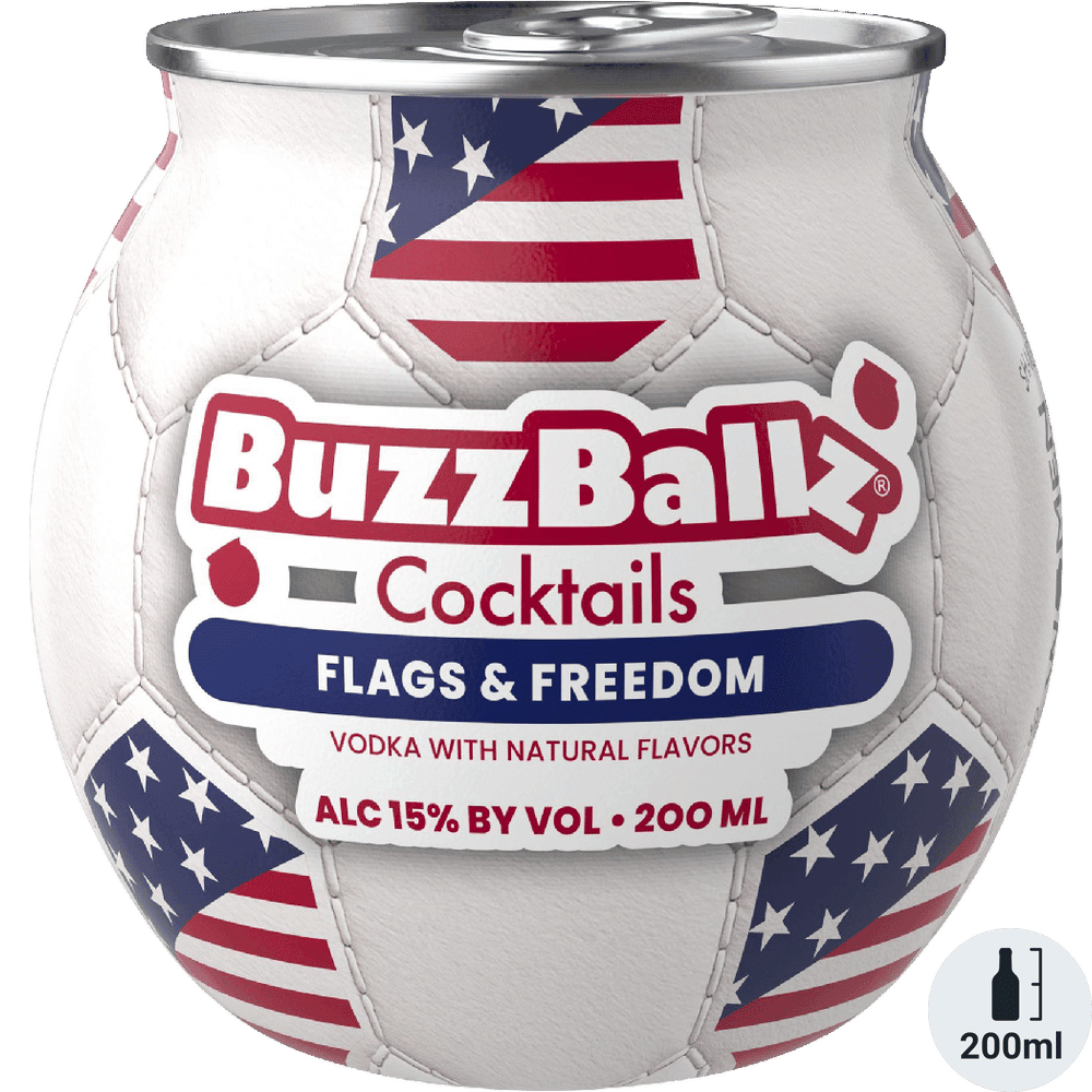 BUZZBALLZ CHILLERS FLAGS & FREEDOM 200ML