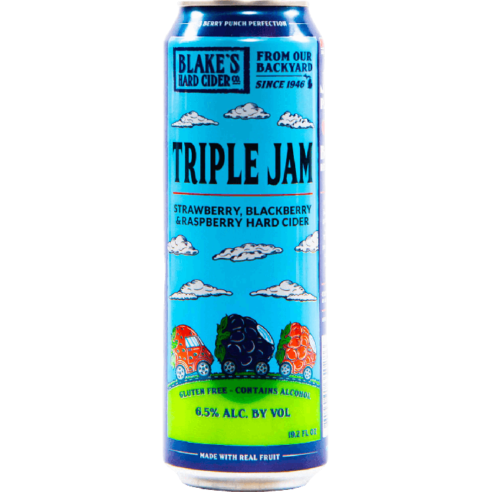BLAKE'S HARD CIDER TRIPLE JAM 19.2OZ