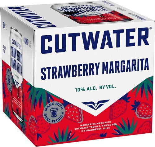 CUTWATER STRAWBERRY MARGARITA - 4 PACK