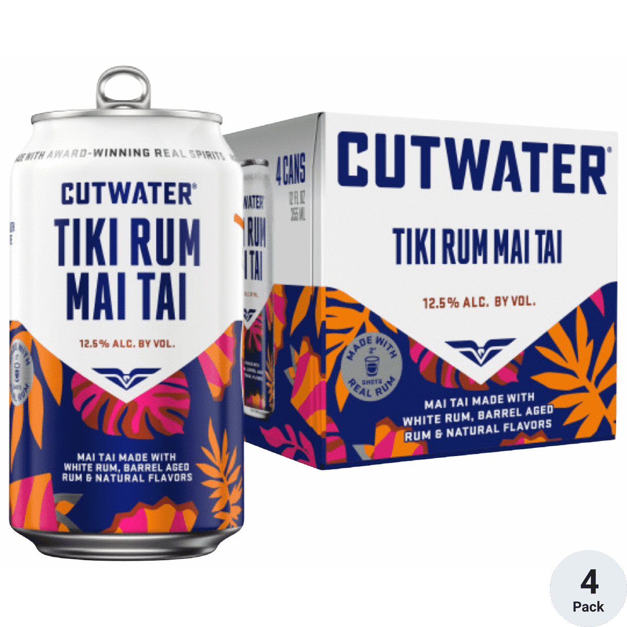 CUTWATER TIKI RUM MAI TAI - 4 PACK