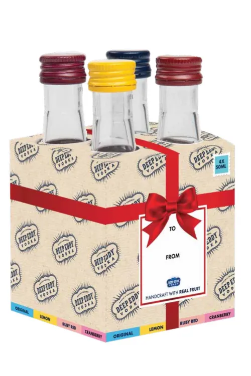 DEEP EDDY HOLIDAY PACK - 4 PACK 50ML