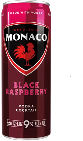 MONACO BLACK RASPBERRY 120Z CAN