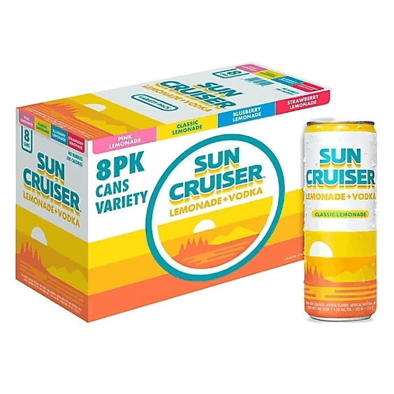 SUN CRUISER LEMONADE VARIETY - 8 PACK