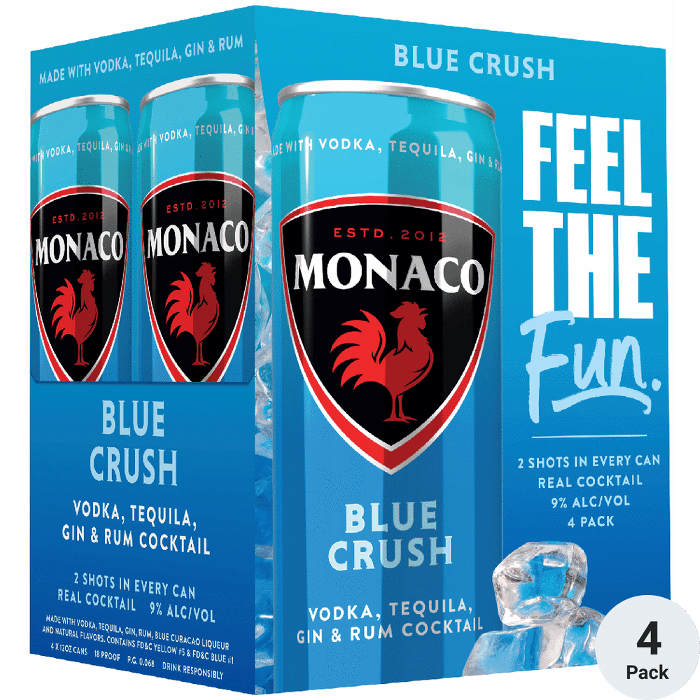 MONACO BLUE CRUSH - 4 PACK