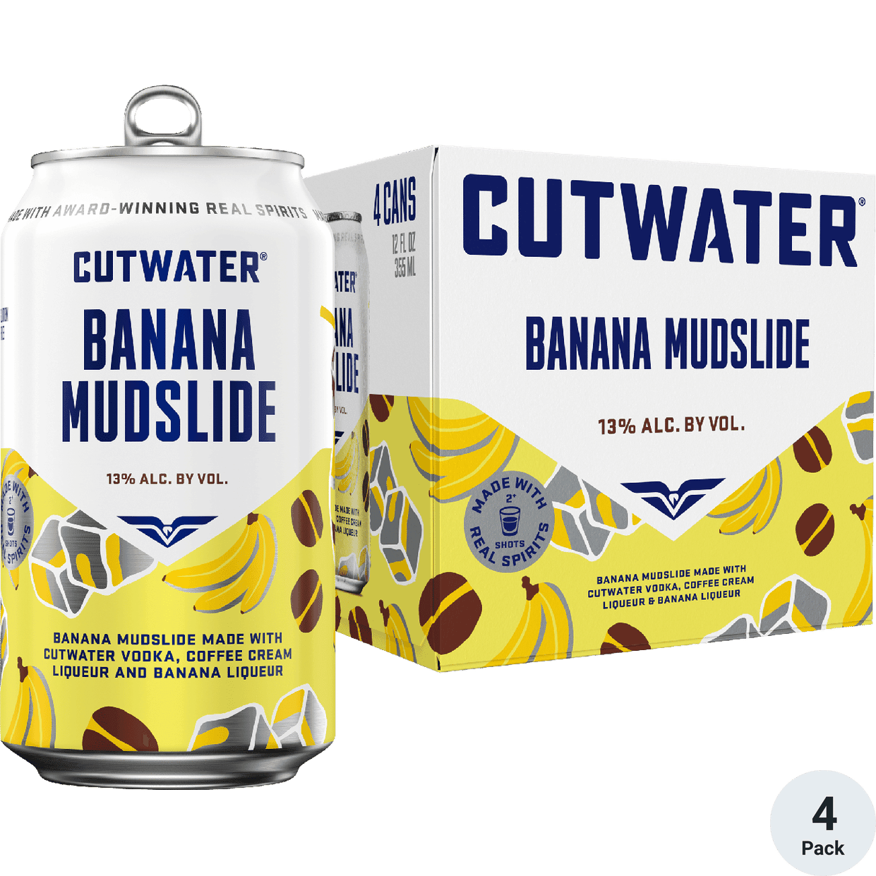 CUTWATER BANANA MUDSLIDE - 4 PACK