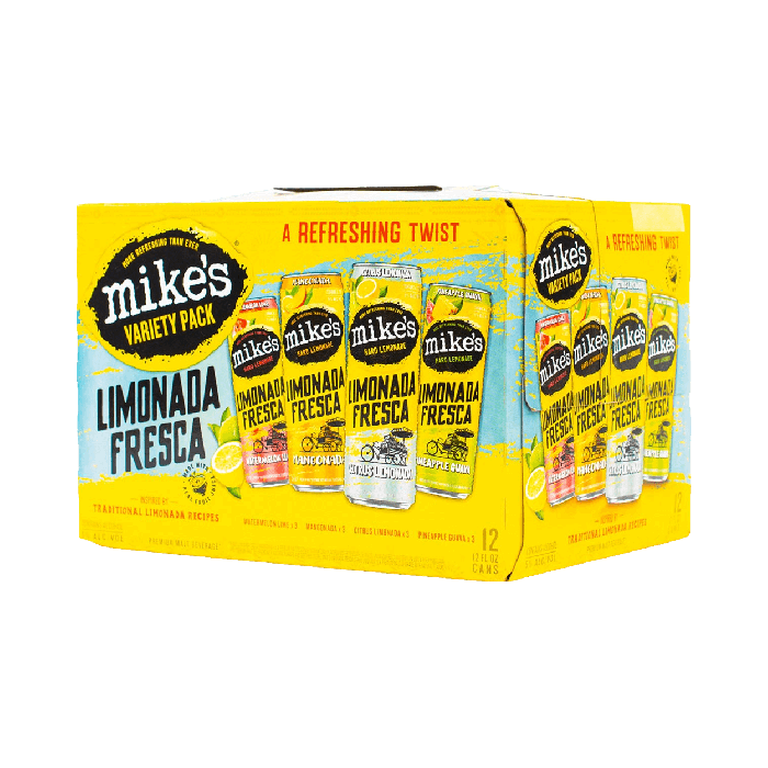 MIKE'S LIMONADA FRESCA VARIETY - 12 PACK