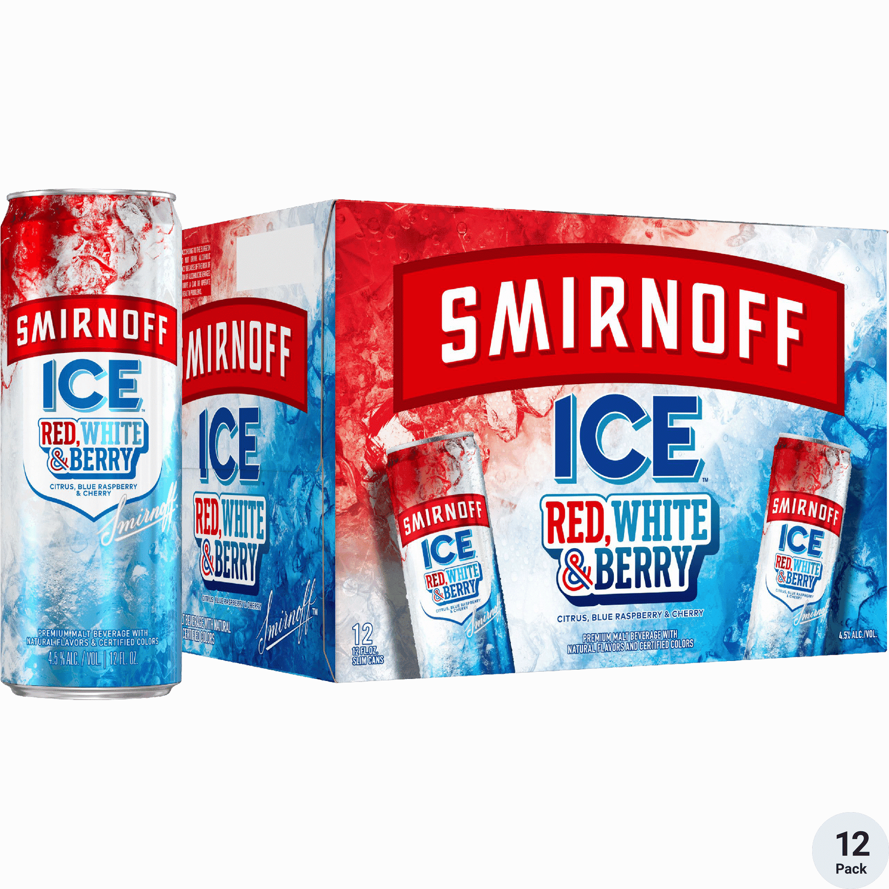 SMIRNOFF ICE RED WHITE & BERRY - 12 PACK