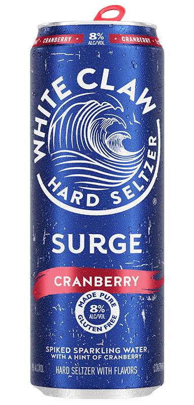 WHITE CLAW SURGE CRANBERRY 19.2 OZ