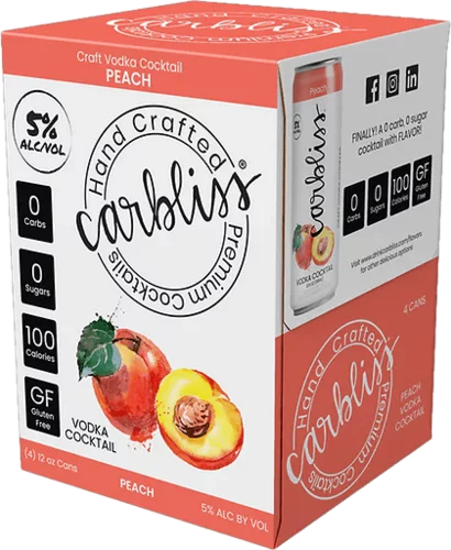 CARBLISS PEACH - 4 PACK