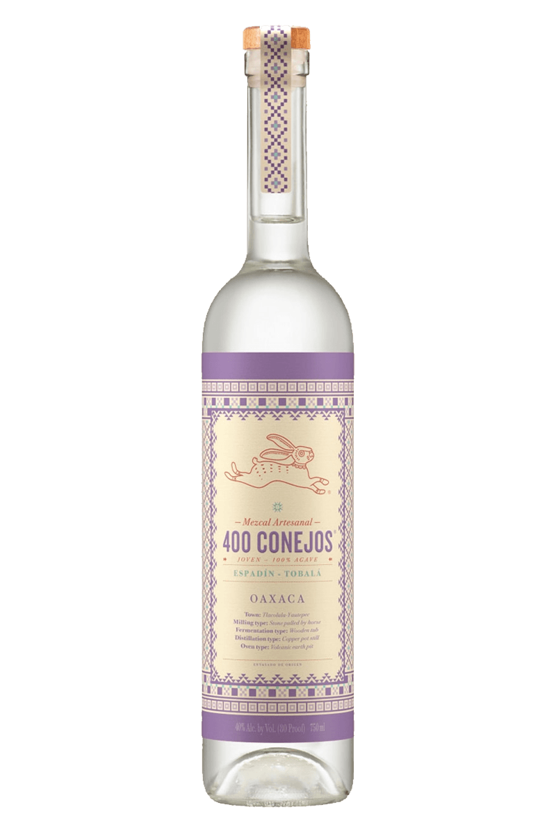 400 CONEJOS ESPADIN-TOBALA MEZCAL 750ML