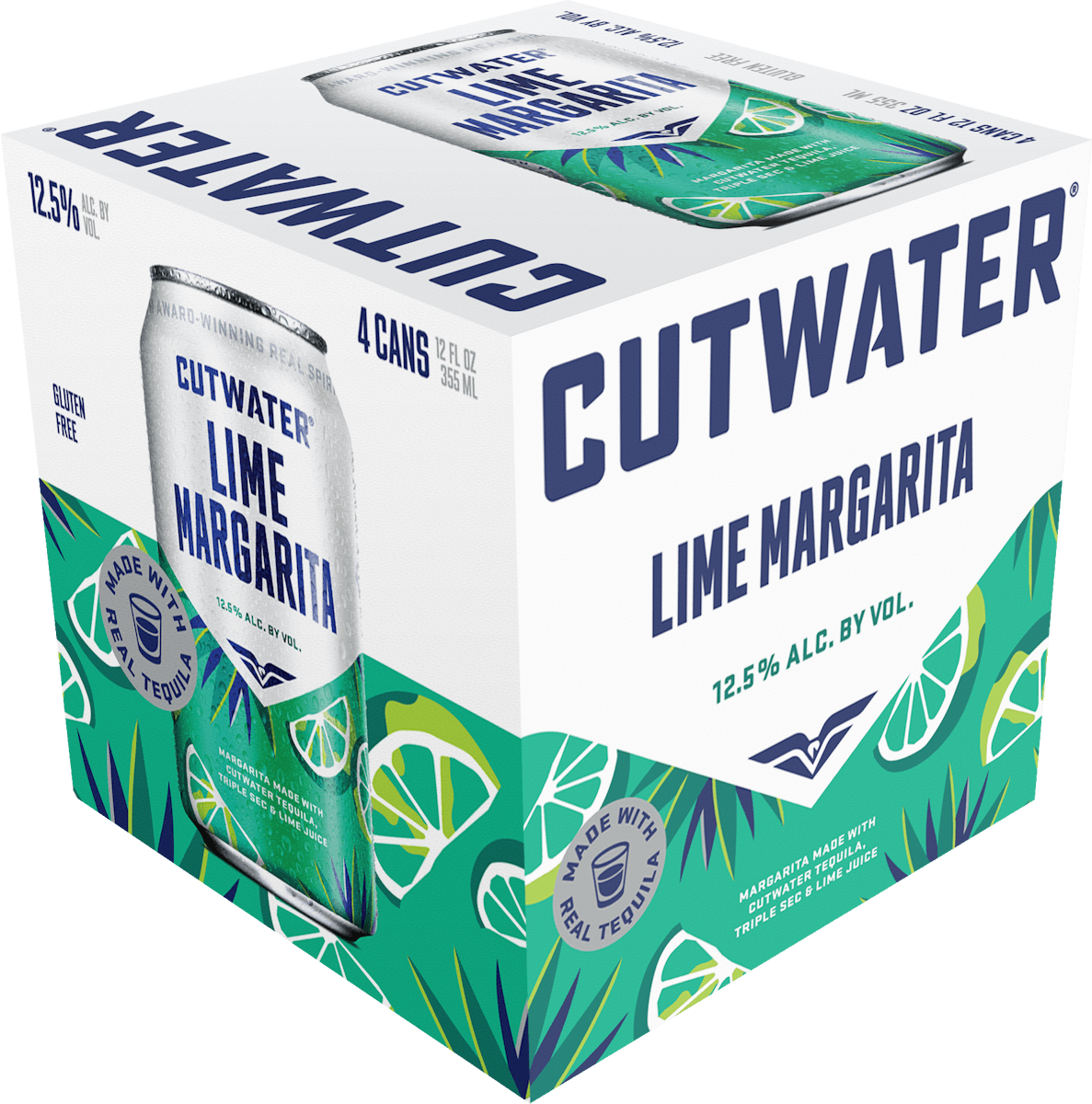 CUTWATER LIME MARGARITA - 4 PACK