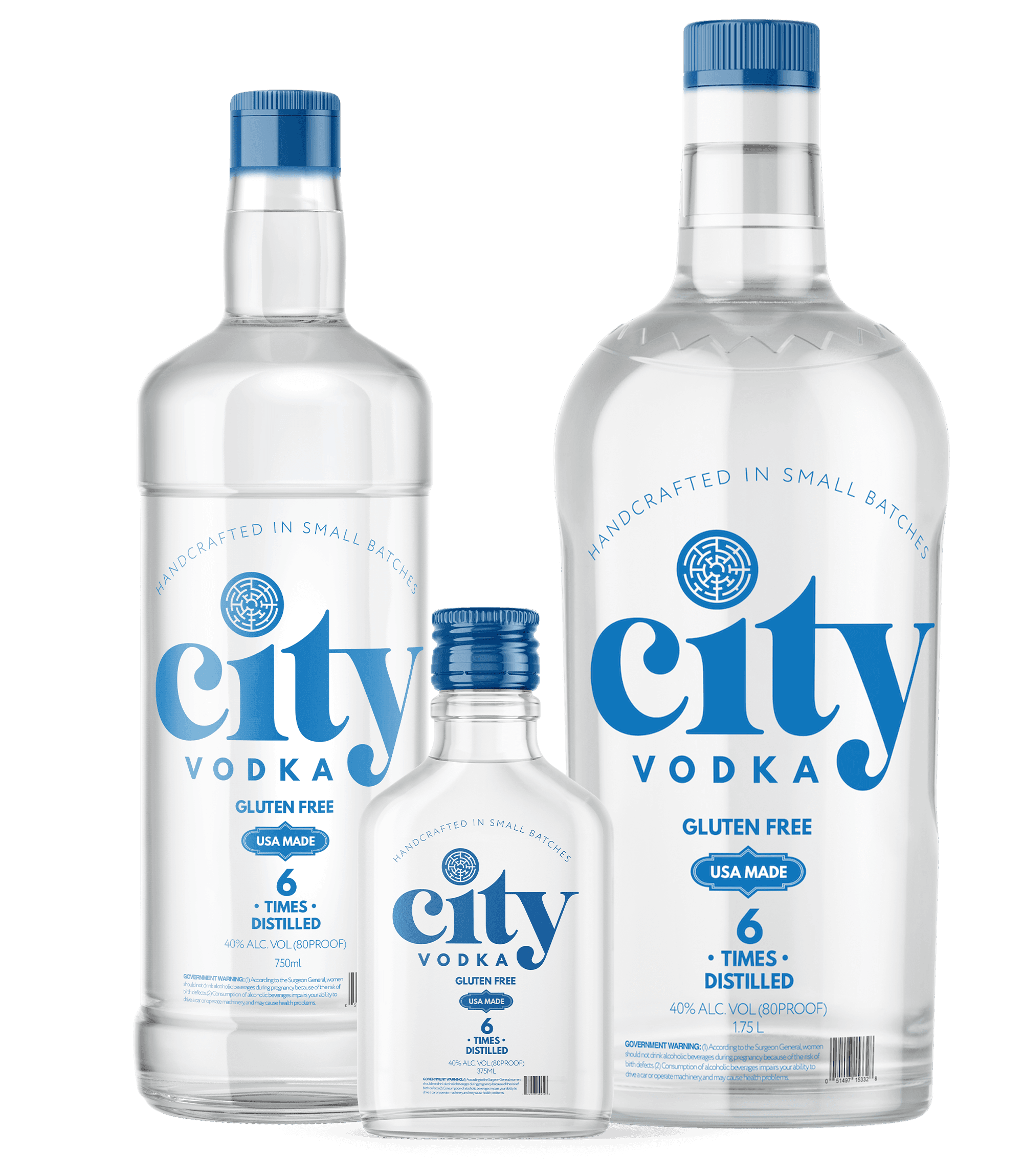 CITY VODKA 750ML