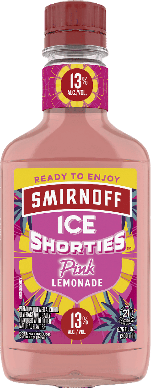 SMIRNOFF ICE PINK LEMONADE SHORTIES 200ML