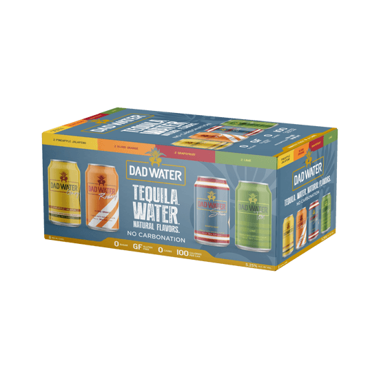 DAD WATER TEQUILA WATER VAREITY - 8 PACK