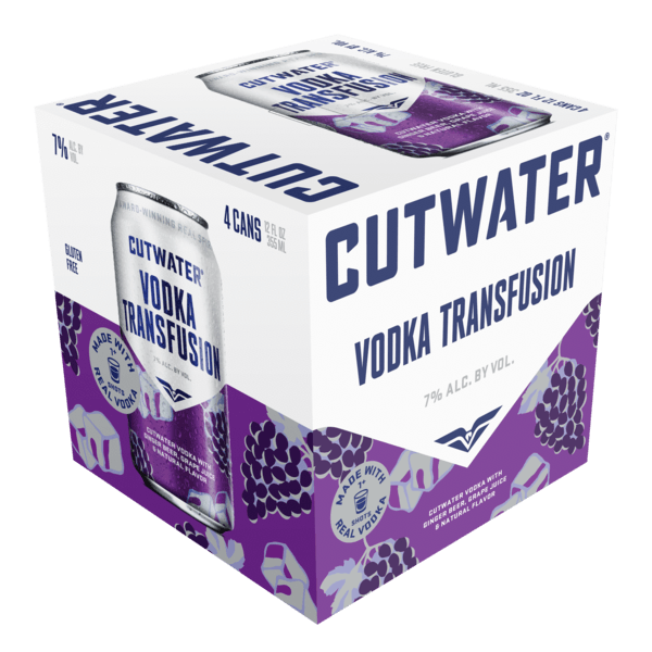 CUTWATER VODKA TRANSFUSION - 4 PACK