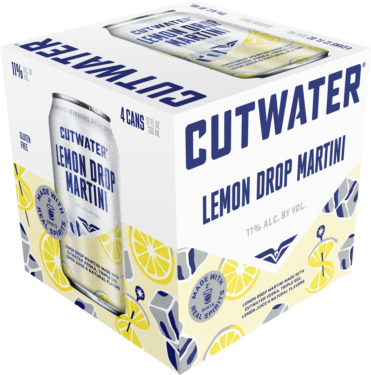 CUTWATER LEMON DROP MARTINI - 4 PACK