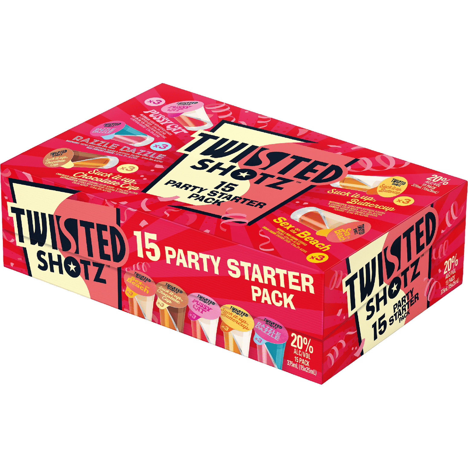 TWISTED SHOTZ PARTY PACK