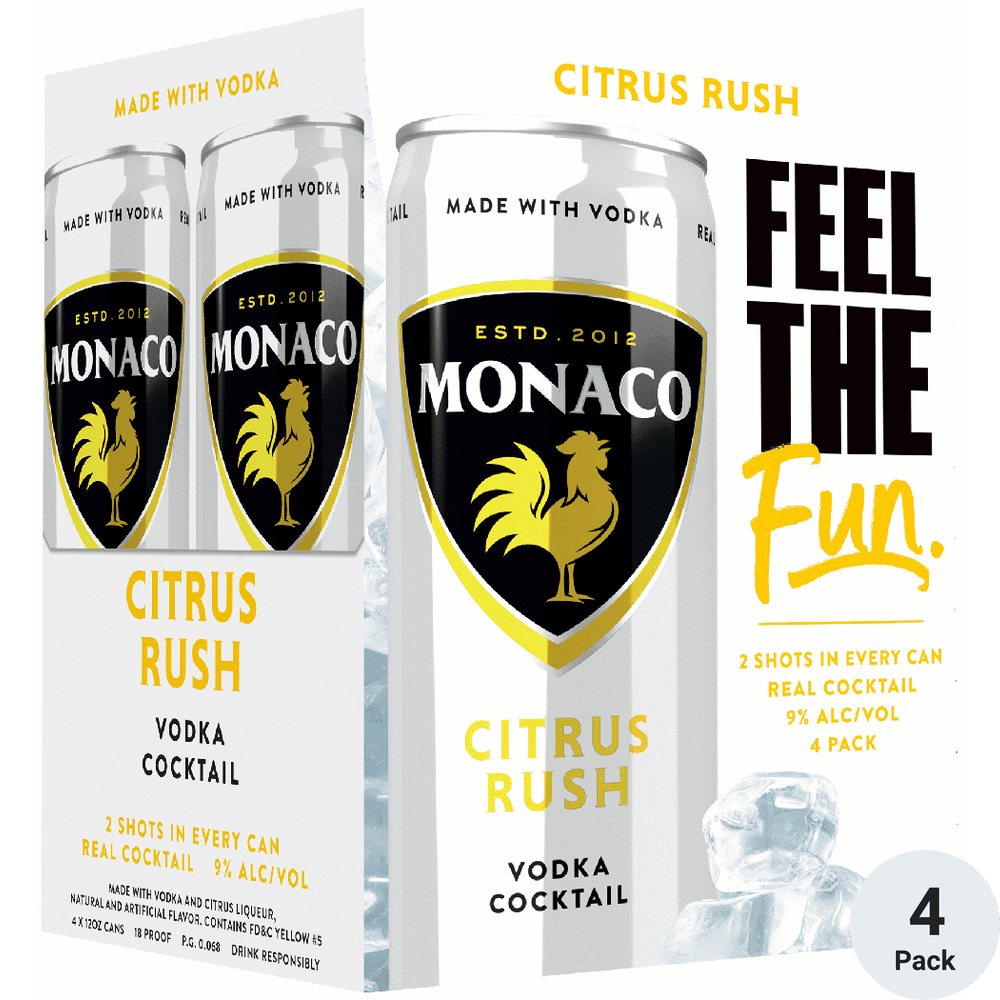 MONACO CTIRUS RUSH - 4 PACK