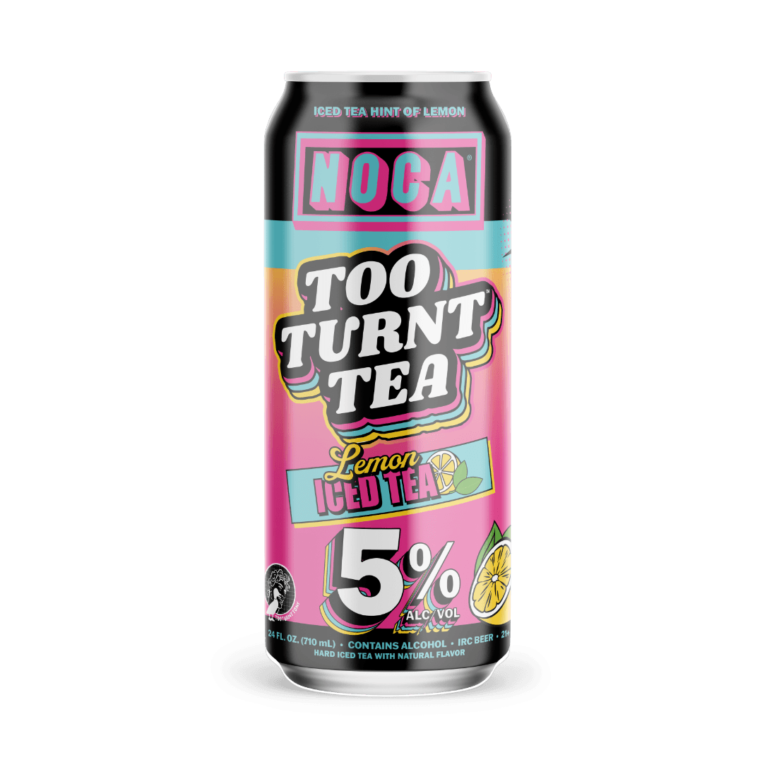 NOCA TOO TURNT LEMON ICED TEA 24 OZ