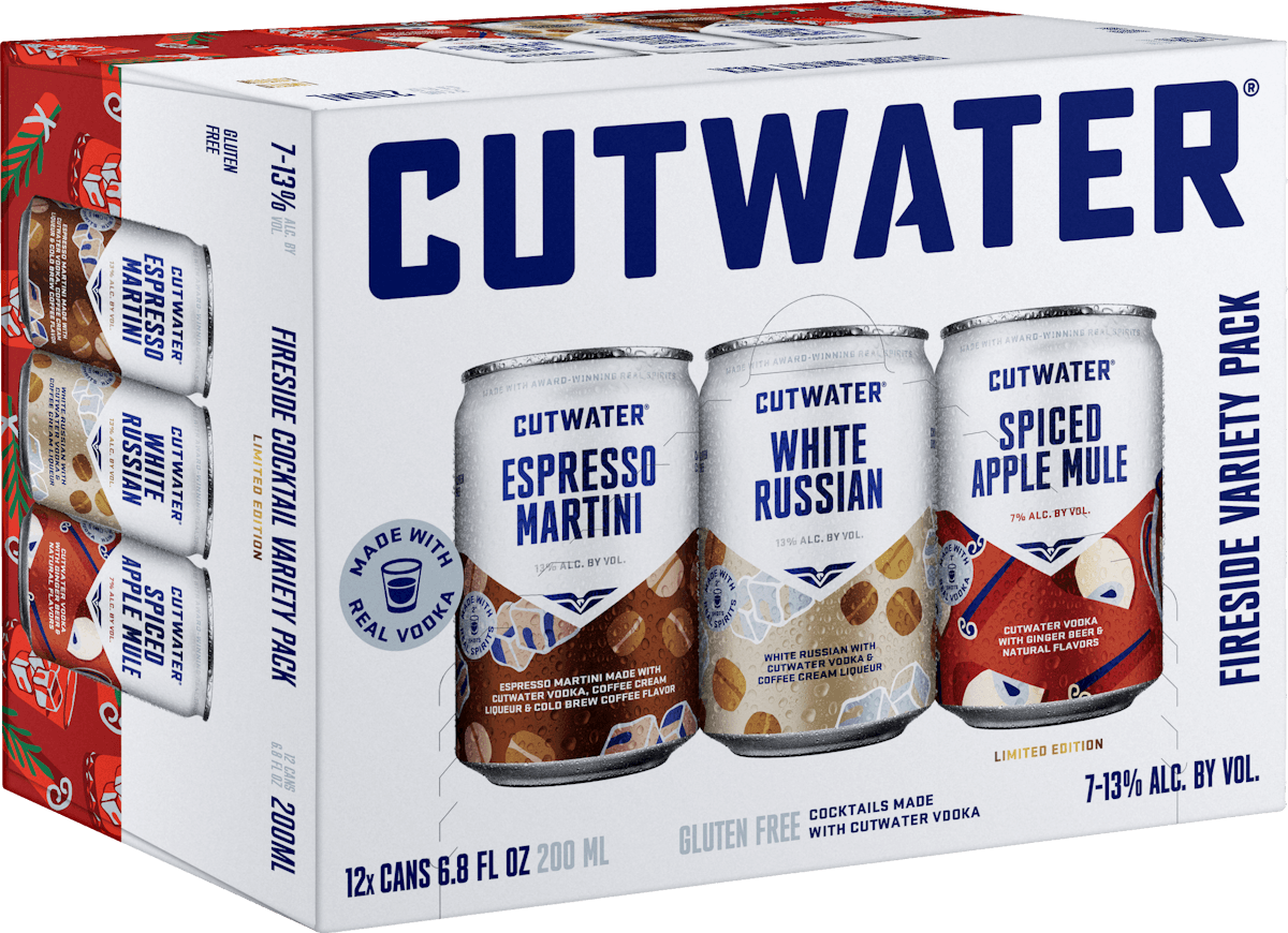 CUTWATER FIRESIDE VARIETY PACK - 12 PACK