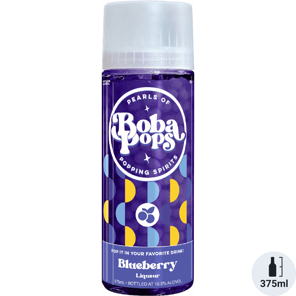 BOBA POPS BLUEBERRY 375ML