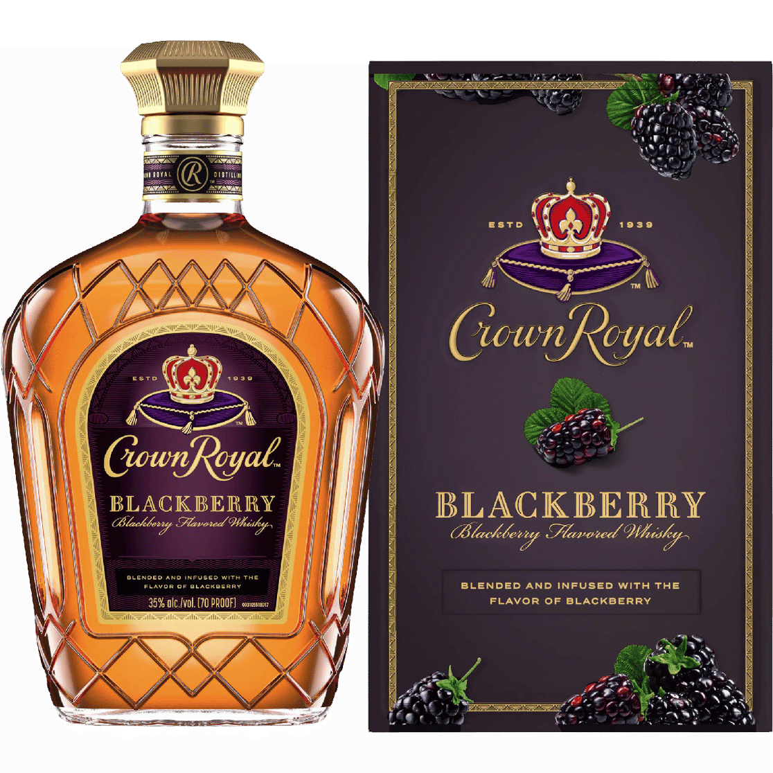 CROWN ROYAL BLACKBERRY 750ML